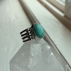 Native American Made Sterling Turquoise Ring